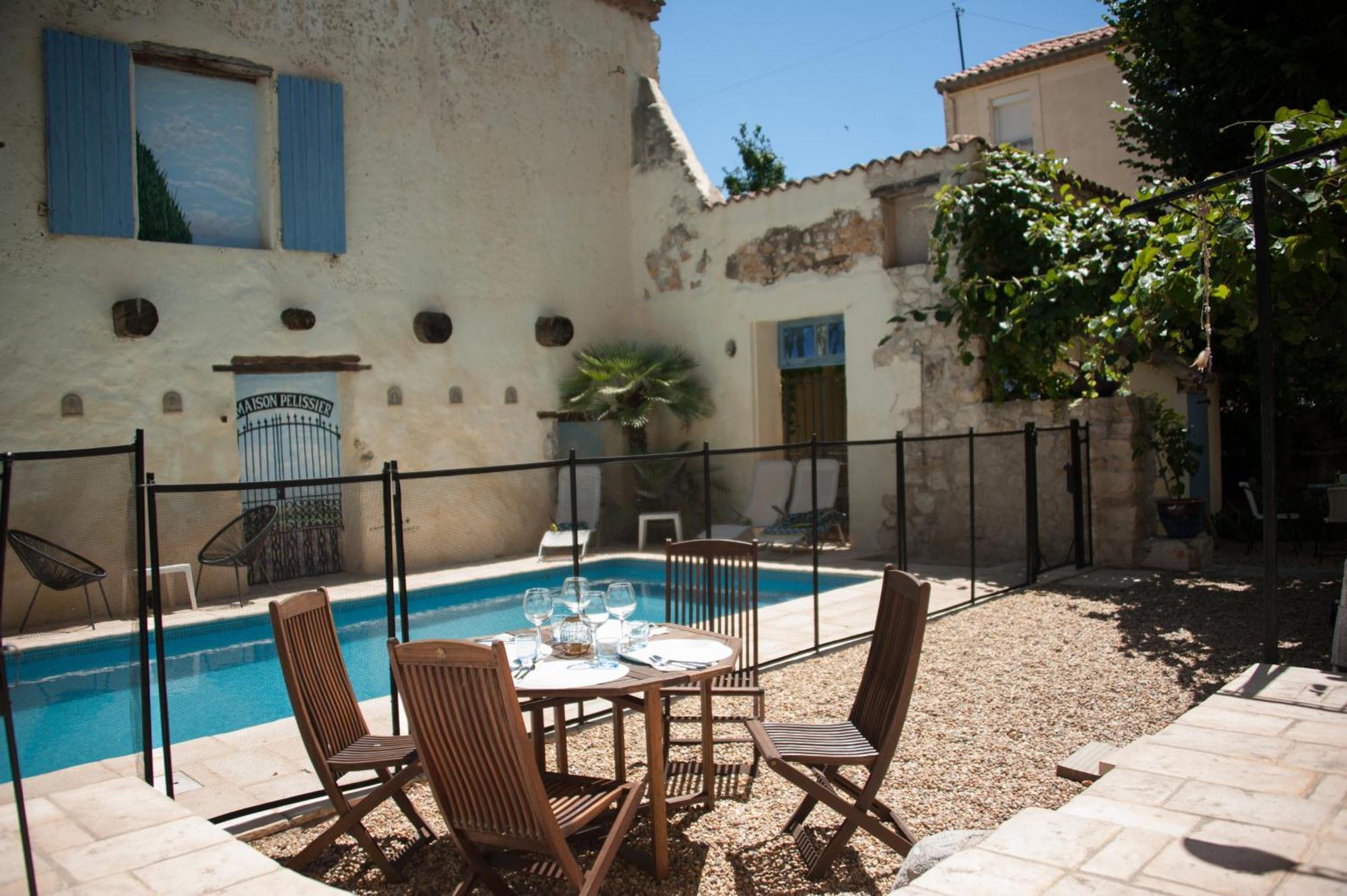 Maison Pelissier Bed And Breakfast With Sweeming Pool Cuxac-dʼAude Buitenkant foto