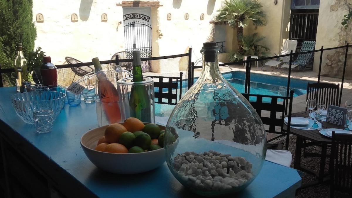 Maison Pelissier Bed And Breakfast With Sweeming Pool Cuxac-dʼAude Buitenkant foto